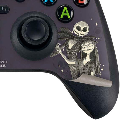 Disney The Nightmare Before Christmas Jack and Sally Art XBox Series X Digital Edition Bundle Skin