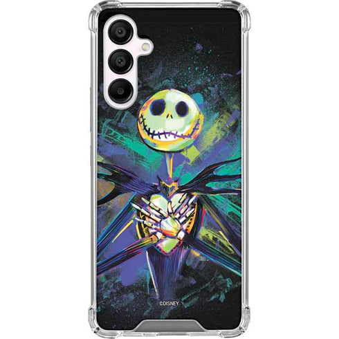 Disney The Nightmare Before Christmas Jack Skellington Art Galaxy A16 5G Clear Case