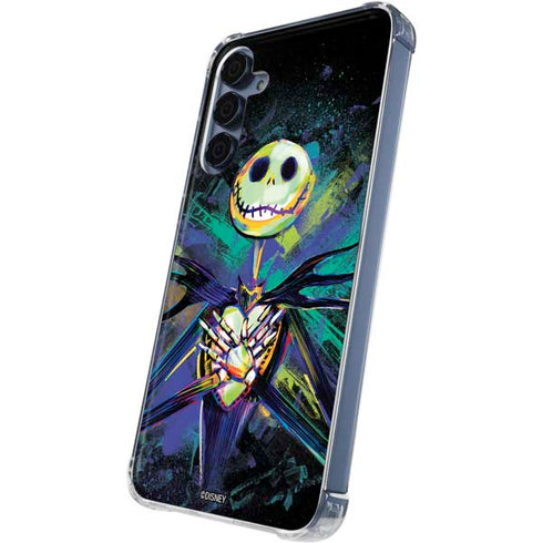 Disney The Nightmare Before Christmas Jack Skellington Art Galaxy A55 5G Clear Case