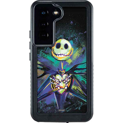 Disney The Nightmare Before Christmas Jack Skellington Art Galaxy S24 Waterproof Case