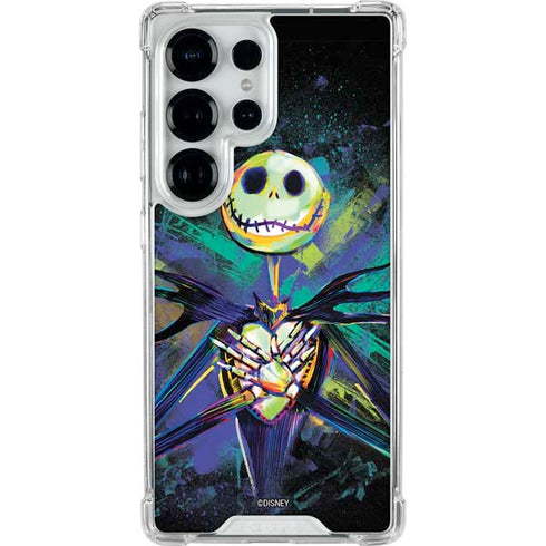 Disney The Nightmare Before Christmas Jack Skellington Art Galaxy S25 Ultra Clear Case