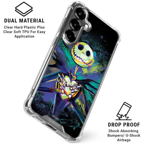 Disney The Nightmare Before Christmas Jack Skellington Art Galaxy S26 Plus Clear Case