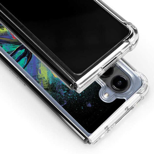 Disney The Nightmare Before Christmas Jack Skellington Art Galaxy Z Fold5 5G Clear Case