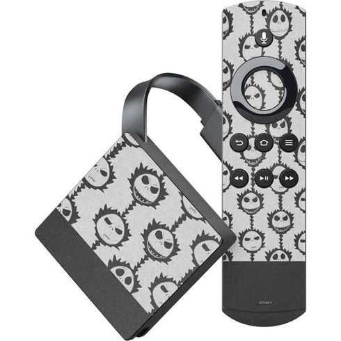 Disney The Nightmare Before Christmas Jack Skellington Face Expressions pattern Amazon Fire TV Skin