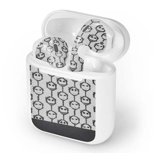 Disney The Nightmare Before Christmas Jack Skellington Face Expressions pattern Apple AirPods Skin