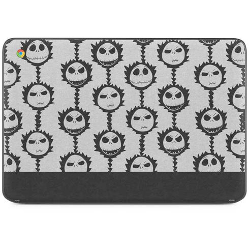 Disney The Nightmare Before Christmas Jack Skellington Face Expressions pattern HP Chromebook Skin