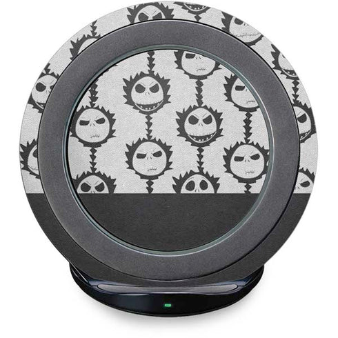 Disney The Nightmare Before Christmas Jack Skellington Face Expressions pattern Fast Charge Wireless Charging Stand Skin
