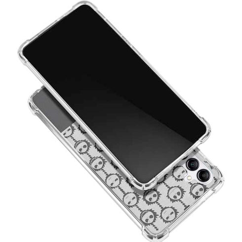 Disney The Nightmare Before Christmas Jack Skellington Face Expressions pattern Gabb Phone 4 Clear Case