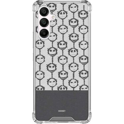Disney The Nightmare Before Christmas Jack Skellington Face Expressions pattern Galaxy A16 5G Clear Case