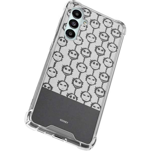 Disney The Nightmare Before Christmas Jack Skellington Face Expressions pattern Galaxy A16 5G Clear Case