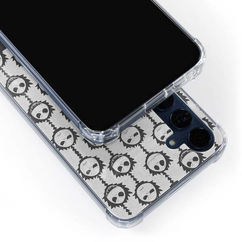 Disney The Nightmare Before Christmas Jack Skellington Face Expressions pattern Galaxy A35 5G Clear Case