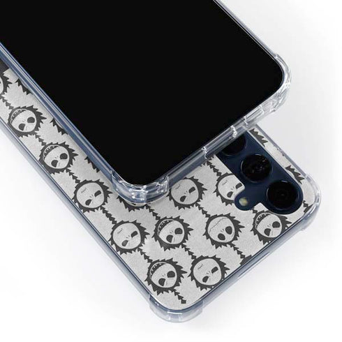 Disney The Nightmare Before Christmas Jack Skellington Face Expressions pattern Galaxy A55 5G Clear Case
