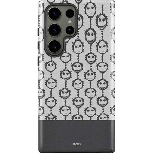 Disney The Nightmare Before Christmas Jack Skellington Face Expressions pattern Galaxy S23 Ultra Pro Case