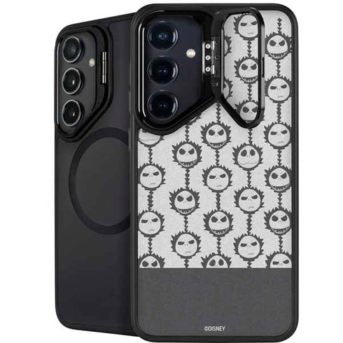 Disney The Nightmare Before Christmas Jack Skellington Face Expressions pattern Galaxy S24 FE Kickstand Case