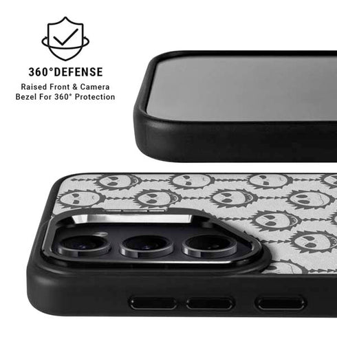 Disney The Nightmare Before Christmas Jack Skellington Face Expressions pattern Galaxy S25 Kickstand Case