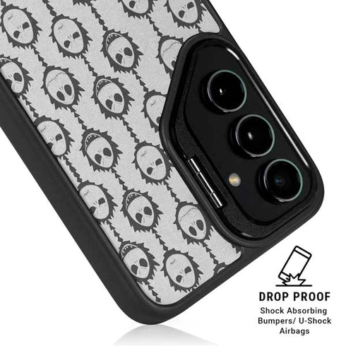 Disney The Nightmare Before Christmas Jack Skellington Face Expressions pattern Galaxy S25 Kickstand Case