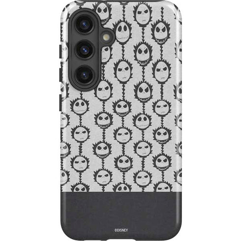 Disney The Nightmare Before Christmas Jack Skellington Face Expressions pattern Galaxy S25 Plus Impact Case