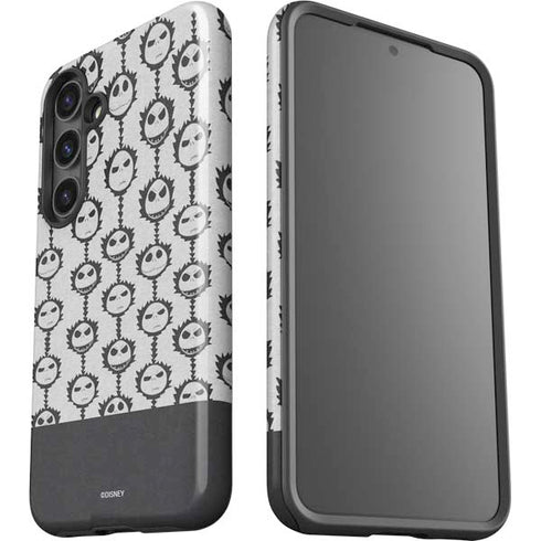 Disney The Nightmare Before Christmas Jack Skellington Face Expressions pattern Galaxy S25 Plus Impact Case