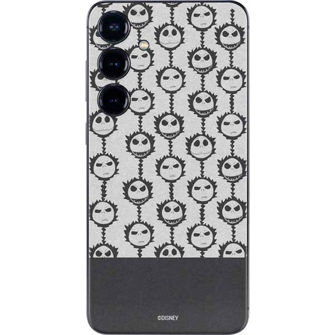 Disney The Nightmare Before Christmas Jack Skellington Face Expressions pattern Galaxy S24 Skin