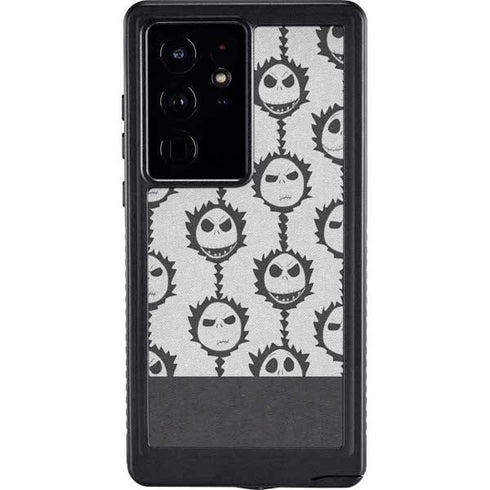 Disney The Nightmare Before Christmas Jack Skellington Face Expressions pattern Galaxy S24 Ultra Waterproof Case