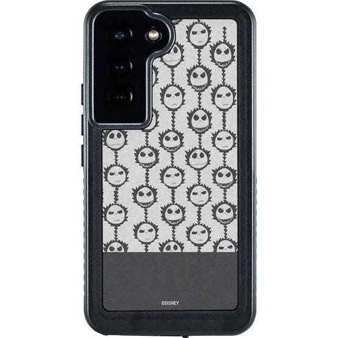 Disney The Nightmare Before Christmas Jack Skellington Face Expressions pattern Galaxy S24 Waterproof Case