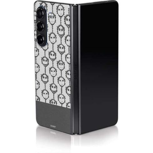 Disney The Nightmare Before Christmas Jack Skellington Face Expressions pattern Galaxy Z Fold5 5G Skin