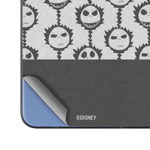 Disney The Nightmare Before Christmas Jack Skellington Face Expressions pattern Galaxy Z Fold5 5G Skin