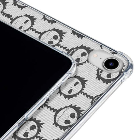 Disney The Nightmare Before Christmas Jack Skellington Face Expressions pattern iPad 11th Gen (2025) Clear Case