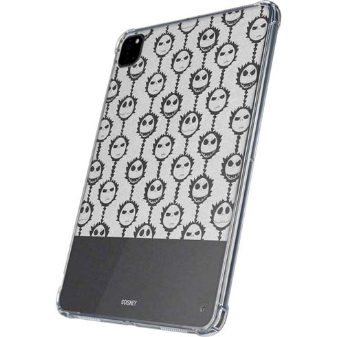 Disney The Nightmare Before Christmas Jack Skellington Face Expressions pattern iPad Pro 11in (2024) Clear Case