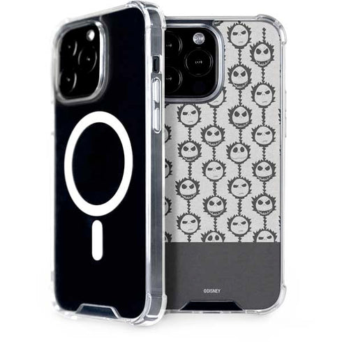 Disney The Nightmare Before Christmas Jack Skellington Face Expressions pattern iPhone Cases