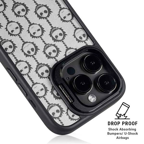 Disney The Nightmare Before Christmas Jack Skellington Face Expressions pattern iPhone 14 Pro Kickstand Case