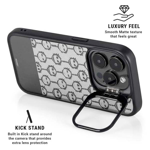 Disney The Nightmare Before Christmas Jack Skellington Face Expressions pattern iPhone 14 Pro Max Kickstand Case