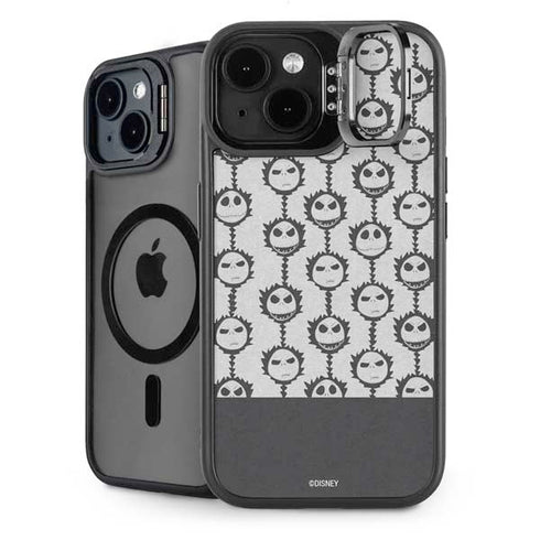 Disney The Nightmare Before Christmas Jack Skellington Face Expressions pattern iPhone 15 Kickstand Case