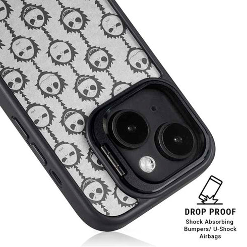 Disney The Nightmare Before Christmas Jack Skellington Face Expressions pattern iPhone 15 Kickstand Case