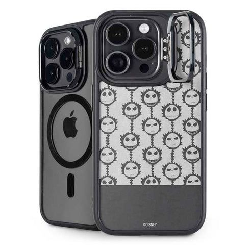 Disney The Nightmare Before Christmas Jack Skellington Face Expressions pattern iPhone 15 Pro Max Kickstand Case