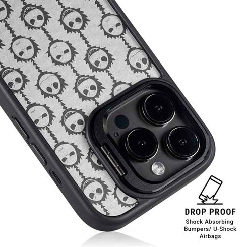 Disney The Nightmare Before Christmas Jack Skellington Face Expressions pattern iPhone 15 Pro Max Kickstand Case