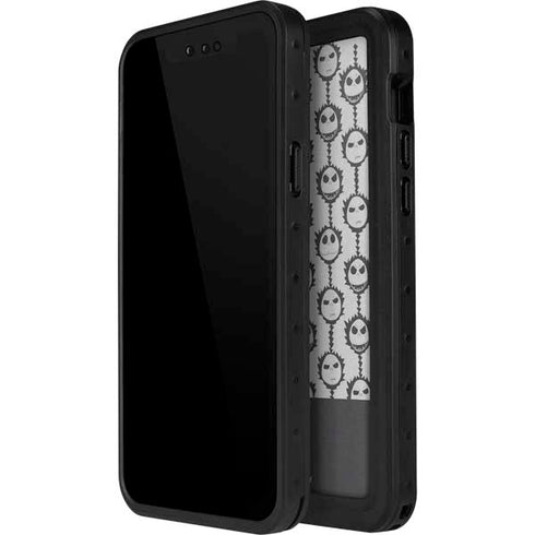 Disney The Nightmare Before Christmas Jack Skellington Face Expressions pattern iPhone 15 Pro Waterproof Case