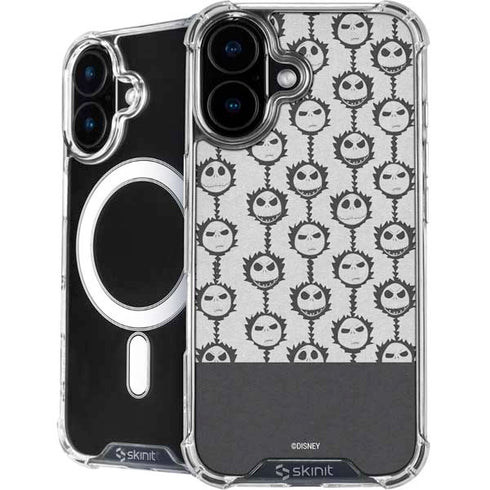 Disney The Nightmare Before Christmas Jack Skellington Face Expressions pattern iPhone 16 MagSafe Case