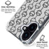 Disney The Nightmare Before Christmas Jack Skellington Face Expressions pattern iPhone 16 Plus Clear Case