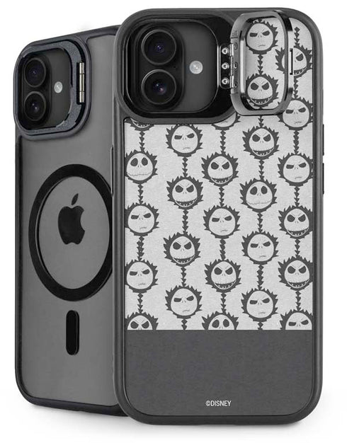 Disney The Nightmare Before Christmas Jack Skellington Face Expressions pattern iPhone 16 Plus Kickstand Case