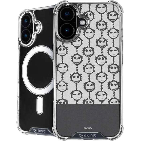 Disney The Nightmare Before Christmas Jack Skellington Face Expressions pattern iPhone 16 Plus MagSafe Case