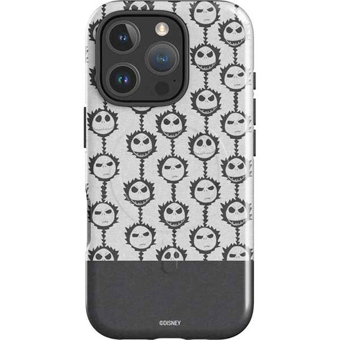 Disney The Nightmare Before Christmas Jack Skellington Face Expressions pattern iPhone 16 Pro Max Magsafe Impact Case