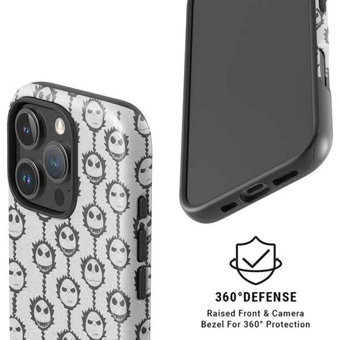 Disney The Nightmare Before Christmas Jack Skellington Face Expressions pattern iPhone 16 Pro Max Magsafe Impact Case