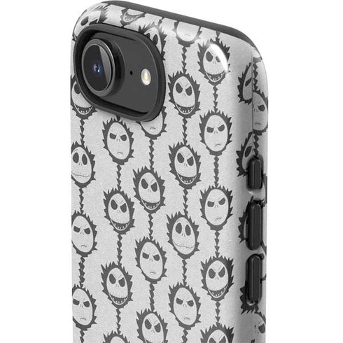Disney The Nightmare Before Christmas Jack Skellington Face Expressions pattern iPhone 16e Impact Case