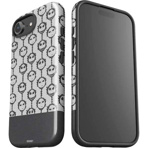 Disney The Nightmare Before Christmas Jack Skellington Face Expressions pattern iPhone 16e Impact Case