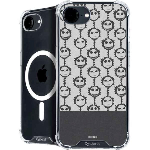 Disney The Nightmare Before Christmas Jack Skellington Face Expressions pattern iPhone 16e MagSafe Case