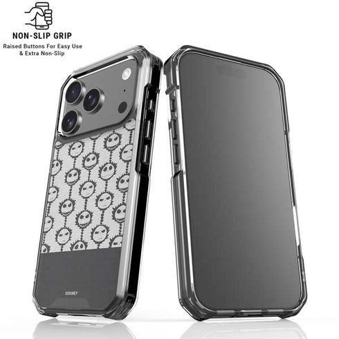 Disney The Nightmare Before Christmas Jack Skellington Face Expressions pattern iPhone 18 Pro Clear Case