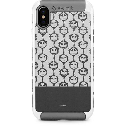 Disney The Nightmare Before Christmas Jack Skellington Face Expressions pattern iPhone Cases