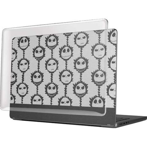 Disney The Nightmare Before Christmas Jack Skellington Face Expressions pattern MacBook Pro 14in (2021-24) Case plus Skin