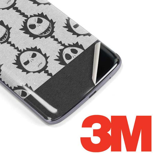 Disney The Nightmare Before Christmas Jack Skellington Face Expressions pattern Moto E5 Plus Skin